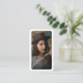 Me Instagram Foto Social Media Visitenkarte (Stehend Vorderseite)