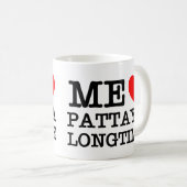 ME LIEBE PATTAYA LONGTIME KAFFEETASSE (VorderseiteRechts)