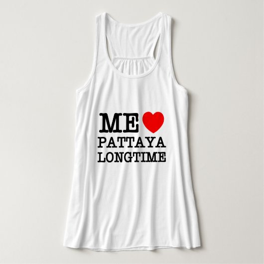 ME LIEBE PATTAYA LONGTIME TANK TOP (Design Vorderseite)