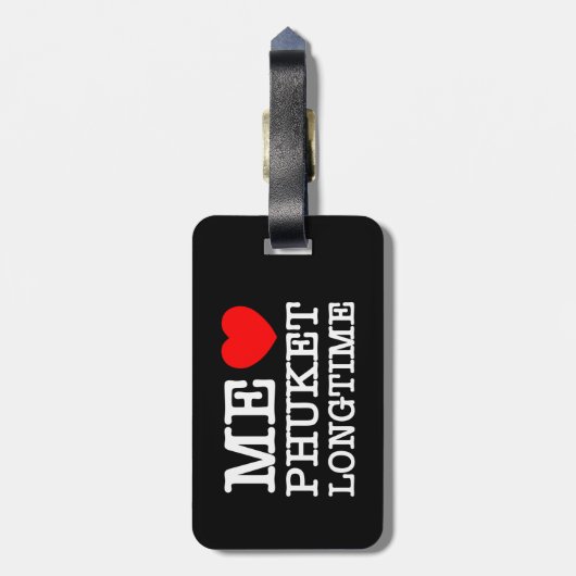 ME LIEBE PHUKET LONGTIME GEPÄCKANHÄNGER (Rückseite vertikal)
