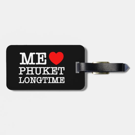 ME LIEBE PHUKET LONGTIME GEPÄCKANHÄNGER (Rückseite horizontal)