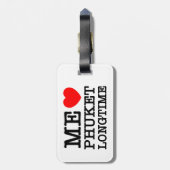 ME LIEBE PHUKET LONGTIME GEPÄCKANHÄNGER (Rückseite vertikal)