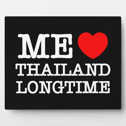 ME LIEBE THAILAND LONGTIME FOTOPLATTE (Vorderseite)