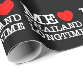 ME LIEBE THAILAND LONGTIME GESCHENKPAPIER (Rolleneckpunkt)