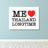 ME LIEBE THAILAND LONGTIME LEINWANDDRUCK (Insitu (Holzboden))
