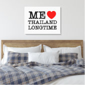 ME LIEBE THAILAND LONGTIME LEINWANDDRUCK (Insitu (Schlafzimmer))