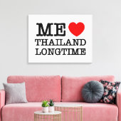 ME LIEBE THAILAND LONGTIME LEINWANDDRUCK (Insitu (Wohnzimmer))