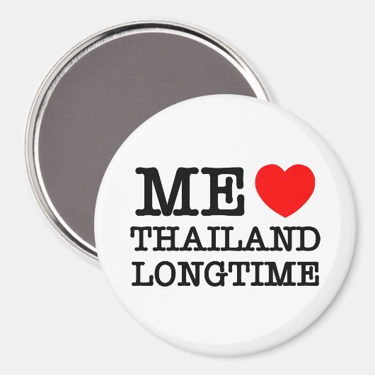 ME LIEBE THAILAND LONGTIME MAGNET (Vorderseite/Rückseite)
