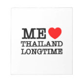 ME LIEBE THAILAND LONGTIME NOTIZBLOCK (Vorderseite)