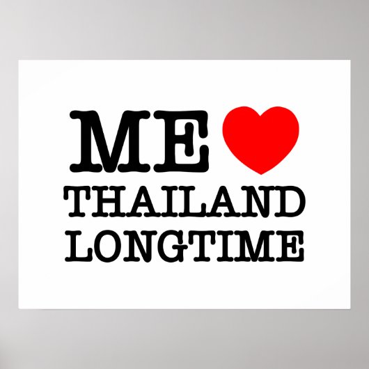 ME LIEBE THAILAND LONGTIME POSTER (Vorne)