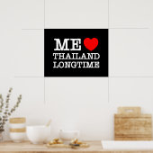 ME LIEBE THAILAND LONGTIME POSTER (Küche)