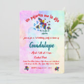 Me lo dijo un pajarito - Arte Mexicano Digital Einladung (Stehend Vorderseite)