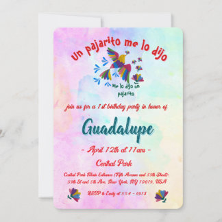 Me lo dijo un pajarito - Arte Mexicano Digital Einladung