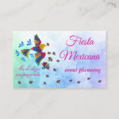 "Me lo dijo un pajarito" Arte  Mexicano Estándar Visitenkarte (Vorderseite)