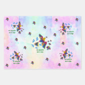 'Me lo dijo un pajarito' – Arte Mexicano Geschenkpapier Set (Vorderseite 3)