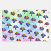 'Me lo dijo un pajarito' – Arte Mexicano Geschenkpapier Set (Vorderseite 2)