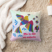 'Me lo dijo un pajarito' arte mexicano Kissen (Decke)