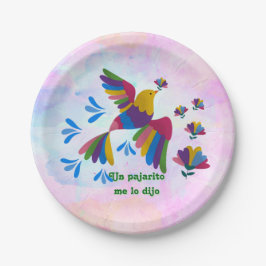 Me lo dijo un pajarito' – Arte Mexicano Pappteller