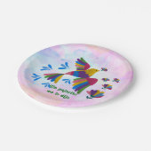 Me lo dijo un pajarito' – Arte Mexicano Pappteller (Schrägansicht)