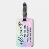 'Me lo dijo un pajarito' - Arte popular mexicano" Gepäckanhänger (Rückseite vertikal)