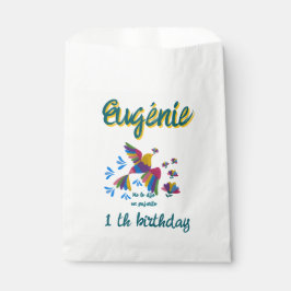 "Me lo dijo un pajarito" Editable Arte Mexicano Geschenktütchen