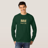 ME / Major Ego Mens Logo Dr. Green Long Sleeve T-Shirt (Vorne ganz)