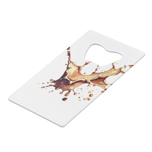 Me Messy, Never! Geldbeutel Flaschenöffner (Vorderseite Schrägansicht)