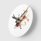 Me Messy, Never! Runde Wanduhr (Winkel)