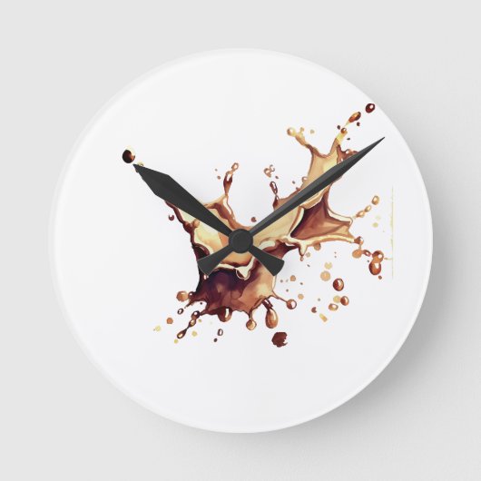 Me Messy, Never! Runde Wanduhr (Vorderseite)