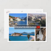 ME Montenegro - Postkarte (Vorne/Hinten)