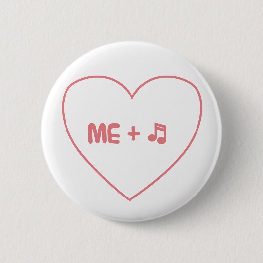 Me + Musik Button (Vorderseite)
