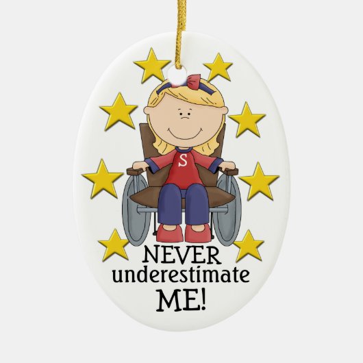 ME nie unterschätzen - SRF Keramikornament (Vorne)