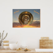 'ME Pearl, Sacred Eichhörnchen, Ascending' Poster (Küche)