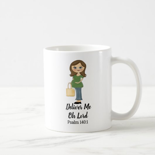 Me-Psalm 140 1-Mama Christlich geben Kaffeetasse (Rechts)