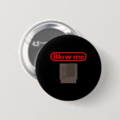 Me Retro Video Game Old School Gamer Button (Vorne & Hinten)