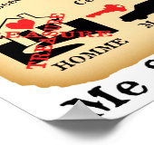 ME SECRET TREASING MAP POSTER (Ecke)