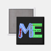 ME-Selbstausdruck Magnet (Vorderseite/Rückseite)