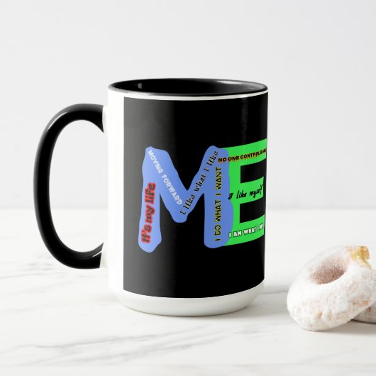 ME-Selbstausdruck Tasse (Mit Donut)