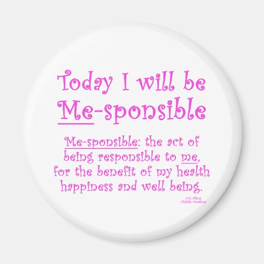 Me-Sponsible Magnet (Vorne)