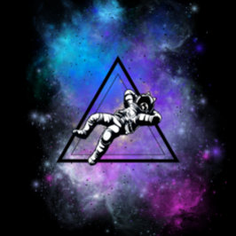 Me Time Colorary Space Nebel Aufkleber