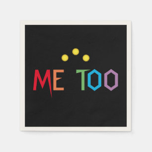 Me too Rainbow Resist Paper Napkins Serviette