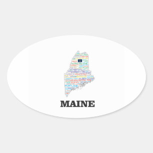 ME WORD STAAT OVALER AUFKLEBER