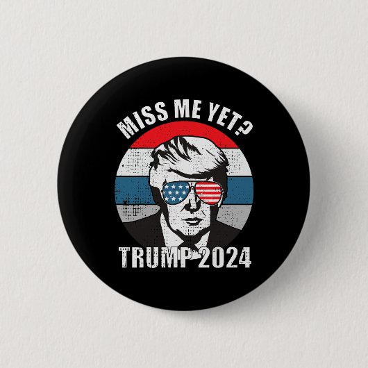 Me yet Funny Trump 2024 2 Button (Vorderseite)