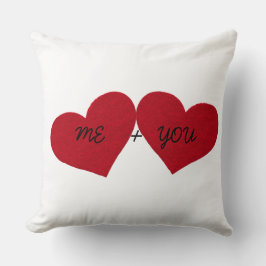 "Me + You" Herzklopfen Kissen