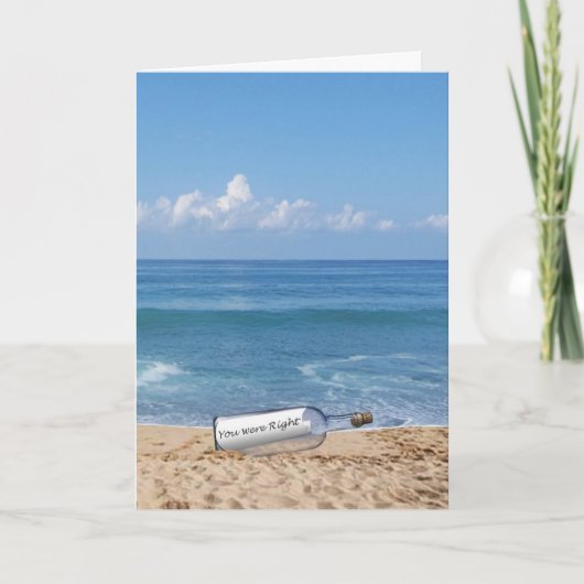 Mea Culpa Karte (Vorderseite)