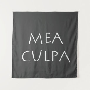 Mea culpa wandteppich