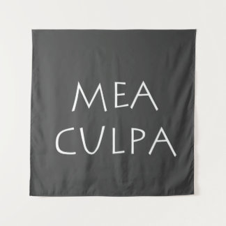 Mea culpa wandteppich