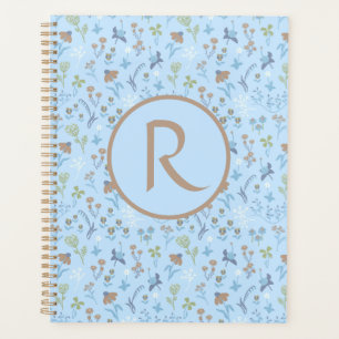 Mead Blume Blue Monogramed  Planer