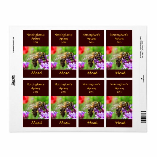 Mead Honeywine Label (Vorne)