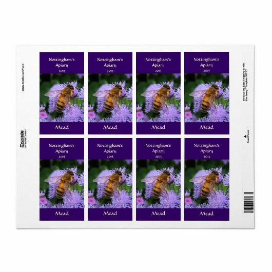 Mead Honeywine Label (Vorne)